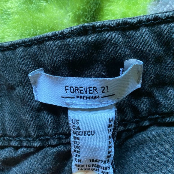Forever 21 Charcoal Cargo Pants - Picture 3 of 4